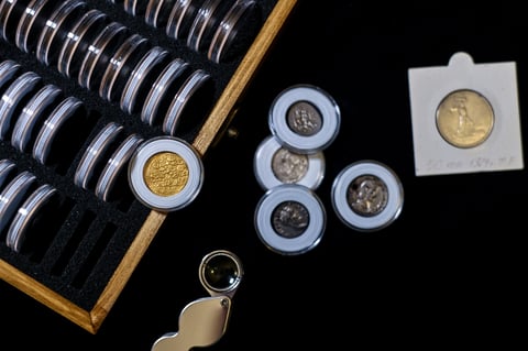 Numismatics of ancient gold and silver coins